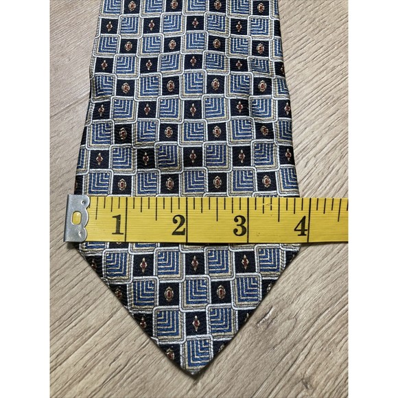 Van Heusen All Silk Mens Necktie Brown - Picture 3 of 4